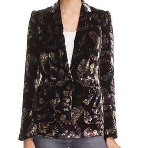 Rebecca Taylor Jewel Tone Velevt Blazer